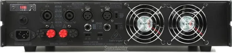 Behringer KM1700 1700W 2-Channel Power Amplifier 800w 800w @ 8ohms