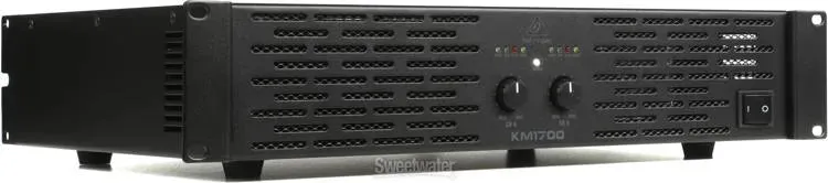 Behringer KM1700 1700W 2-Channel Power Amplifier 800w 800w @ 8ohms