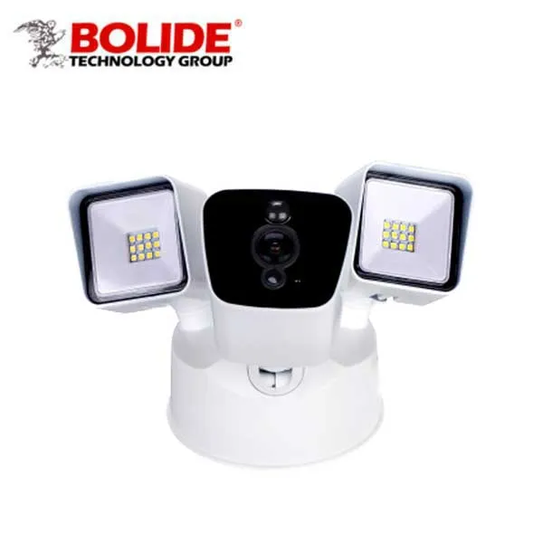Bolide - FL180P - Wi-Fi / 2MP / Floodlight Camera / 1/2.7" 5 Mega Panoramic Lens / Outdoor / IP65 / 10m IR / Built-in Microphone & Speaker / BOL-BTG-FL180P