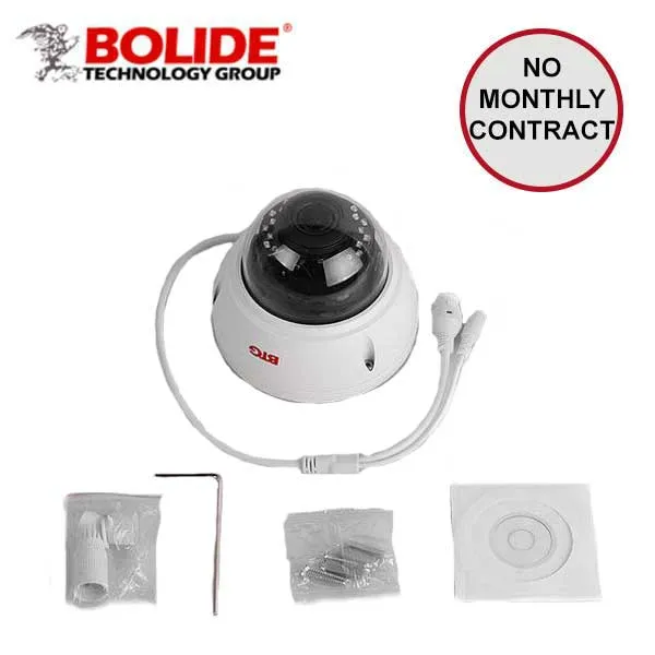 Bolide - N1509AVAIR - IP / 5MP / Dome Camera / Varifocal / 2.8-12mm Lens / Vandal Proof / Outdoor / IP66 / 35m IR / 12VDC POE / Off-White