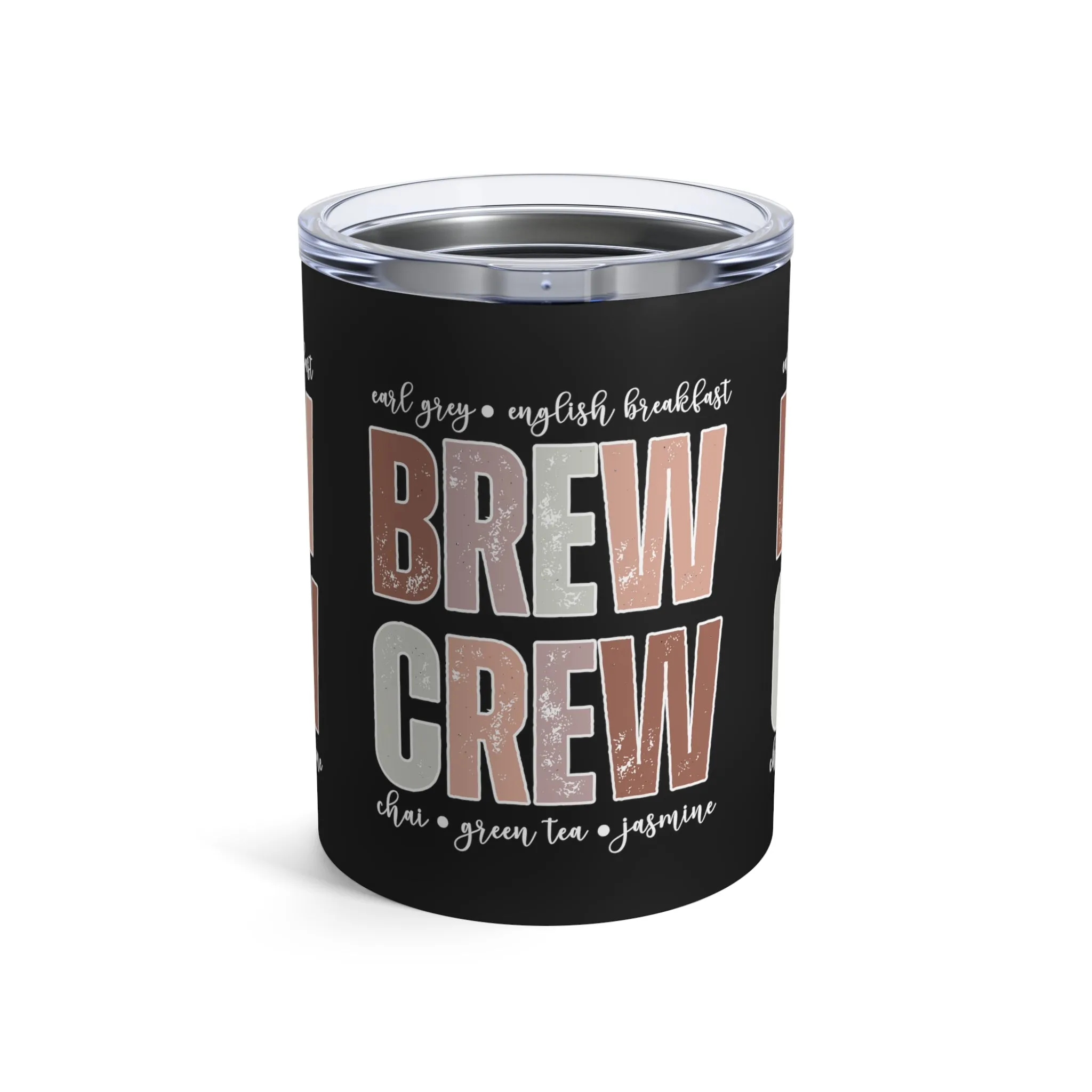 brew crew Tea Lover's Stainless Steel 10-Ounce Tumbler - Earl Grey, ChamoBrew Crew mile, Chai, and More!