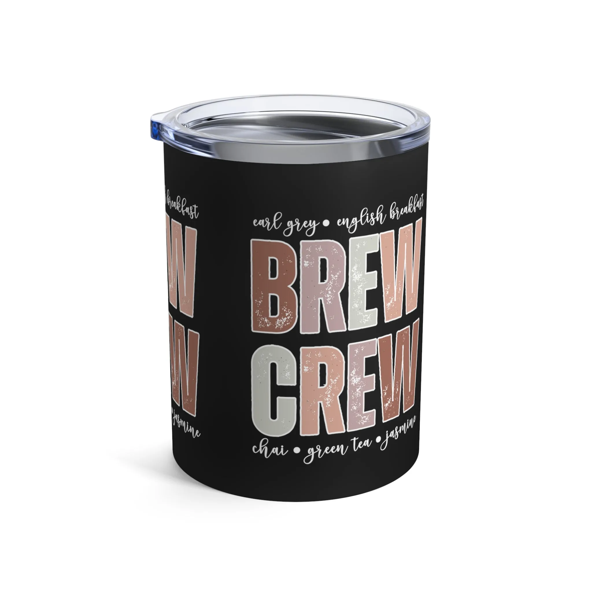 brew crew Tea Lover's Stainless Steel 10-Ounce Tumbler - Earl Grey, ChamoBrew Crew mile, Chai, and More!