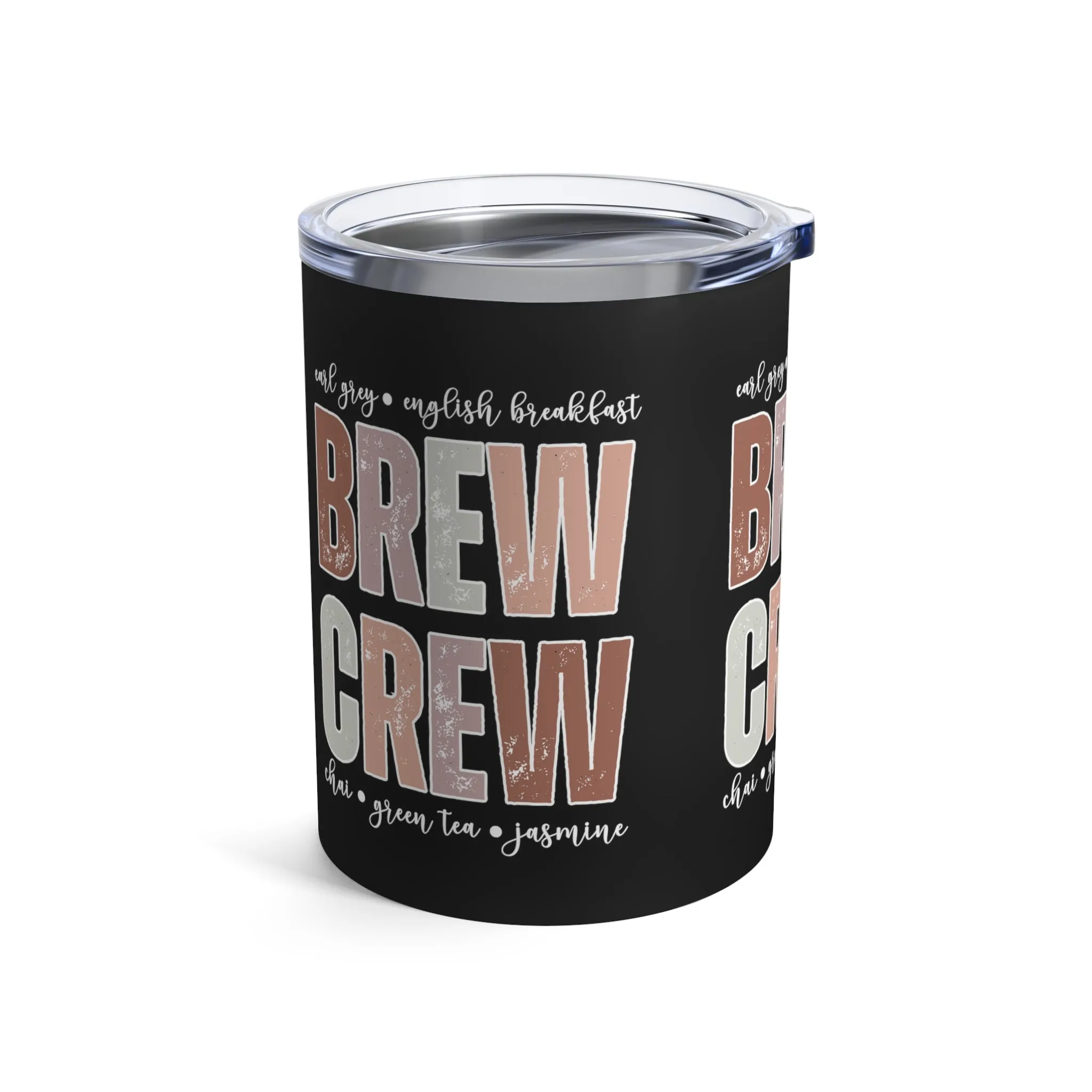 brew crew Tea Lover's Stainless Steel 10-Ounce Tumbler - Earl Grey, ChamoBrew Crew mile, Chai, and More!