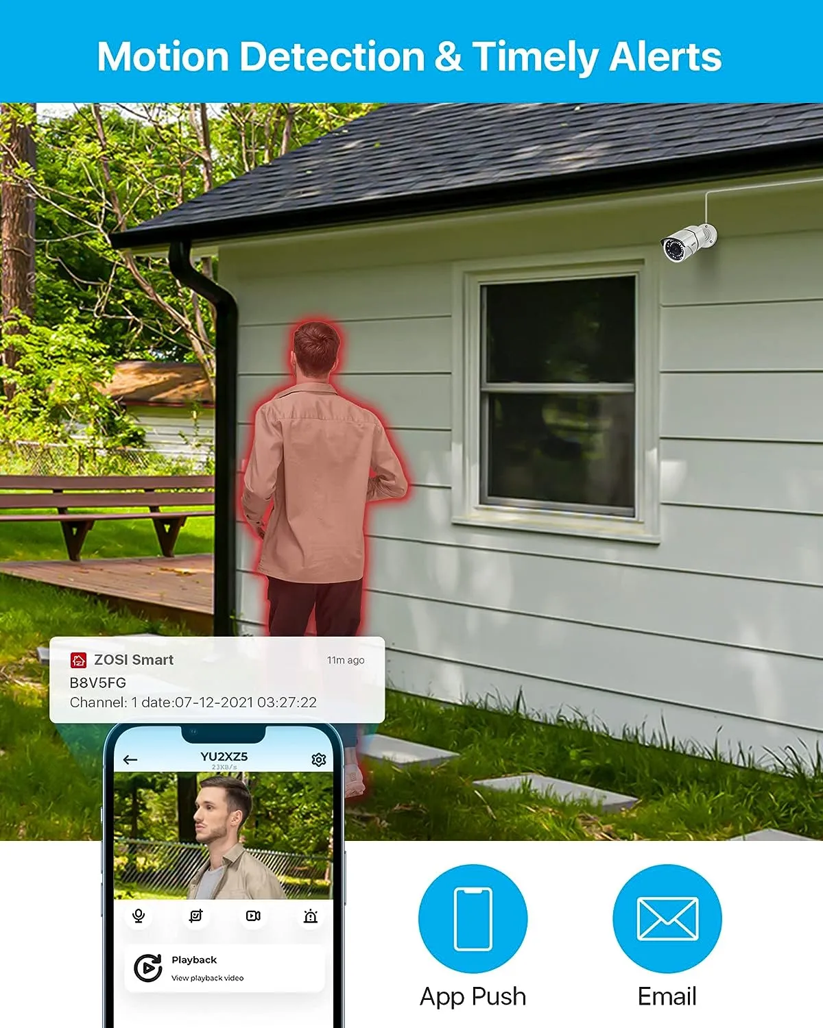 C261 5MP Add-on PoE Security Camera