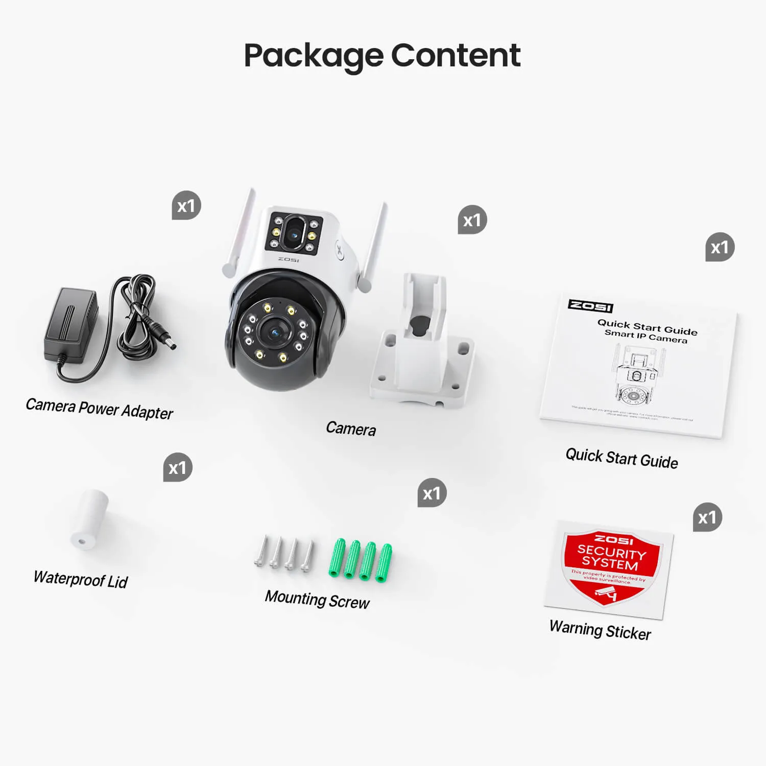 C298 2.4GHz WiFi PT Camera with Dual Lens   Up to 256GB Local Storage