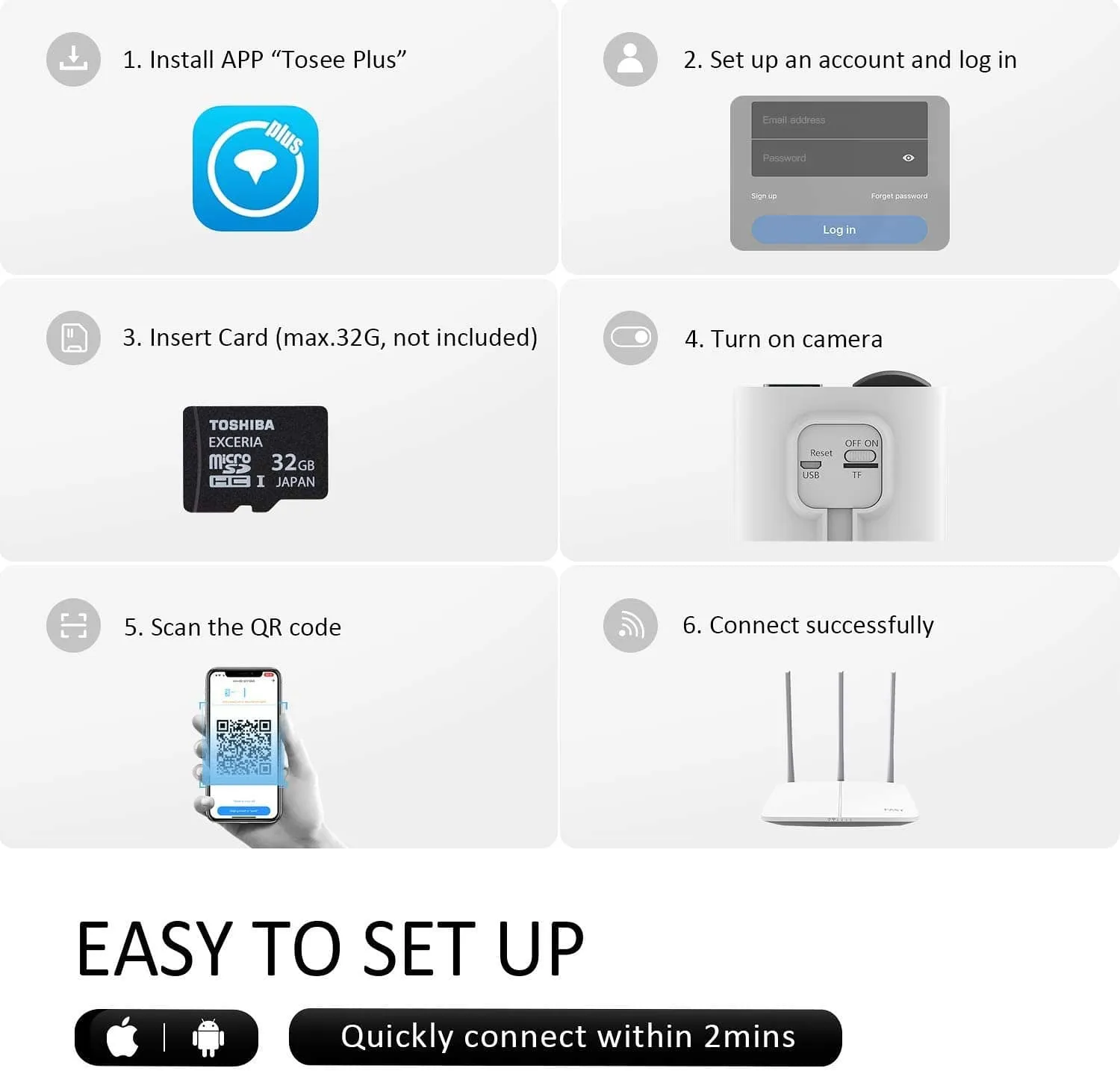 Campark AP25 1080P Wireless IP Home Security Camera with Solar Panel (USA Only)