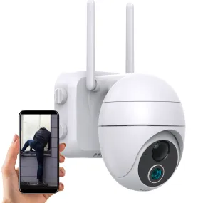 Campark AP50 1080P 5x Digital Zoom Wireless PTZ Rechargeable Battery Security Camera