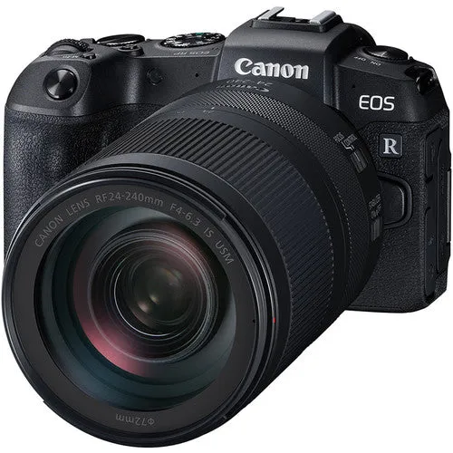 Canon EOS RP Mirrorless Digital Camera with 24-240mm Lens, Cleaning Kit, 32GB Memory Kit, and 1-Year Extra Warranty