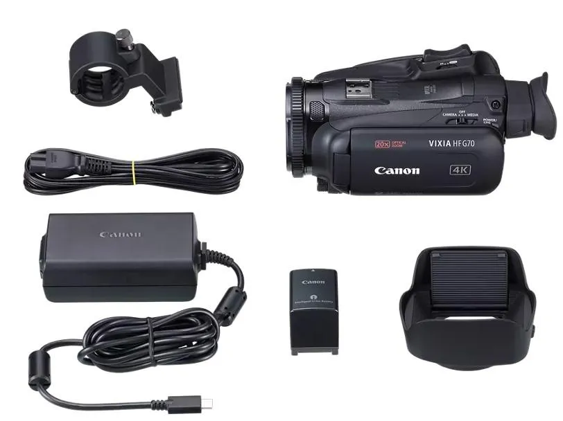 Canon Vixia HF G70 UHD 4K Camcorder (Black)