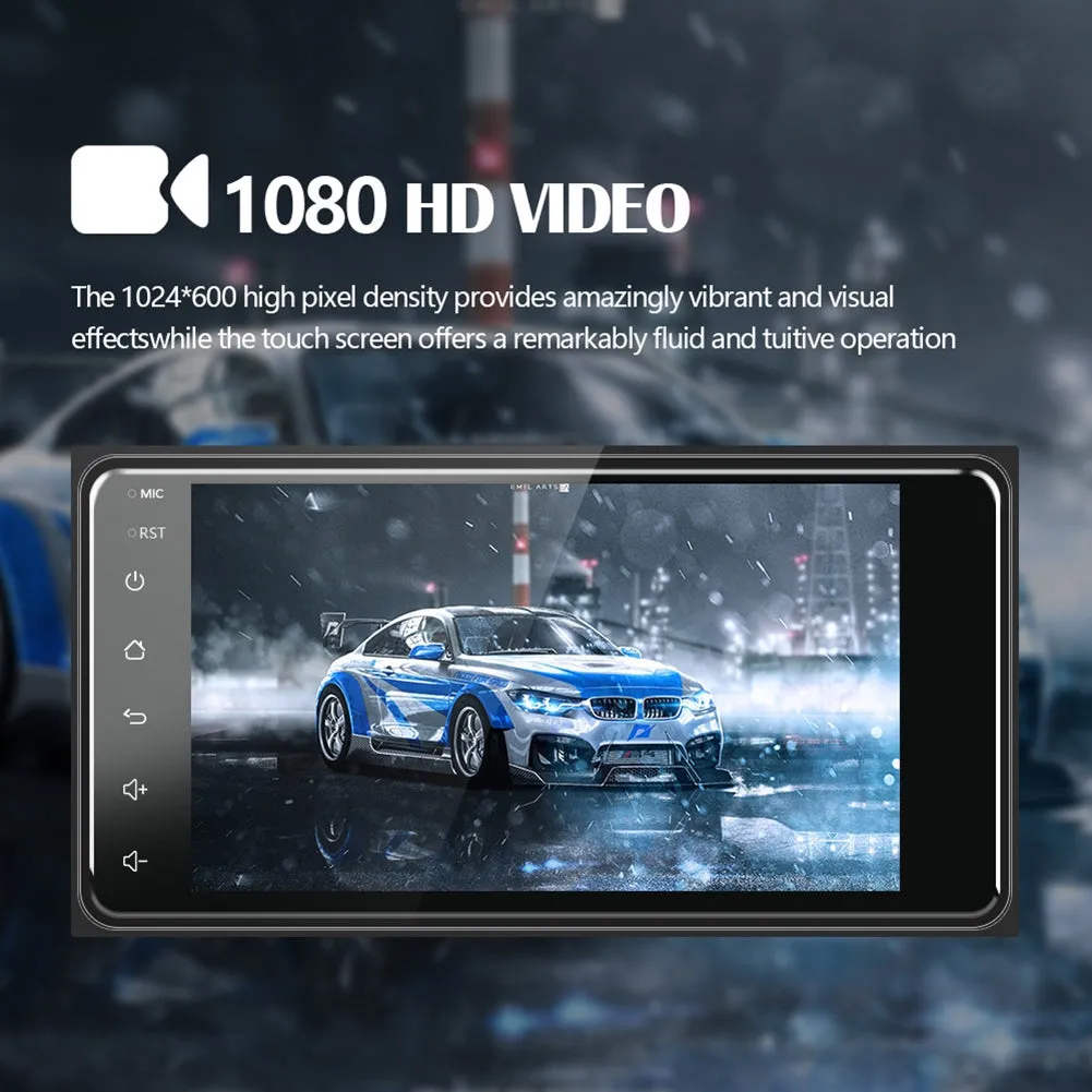 Car Radio Multimedia Video Player 7-inch Android 11 Carplay