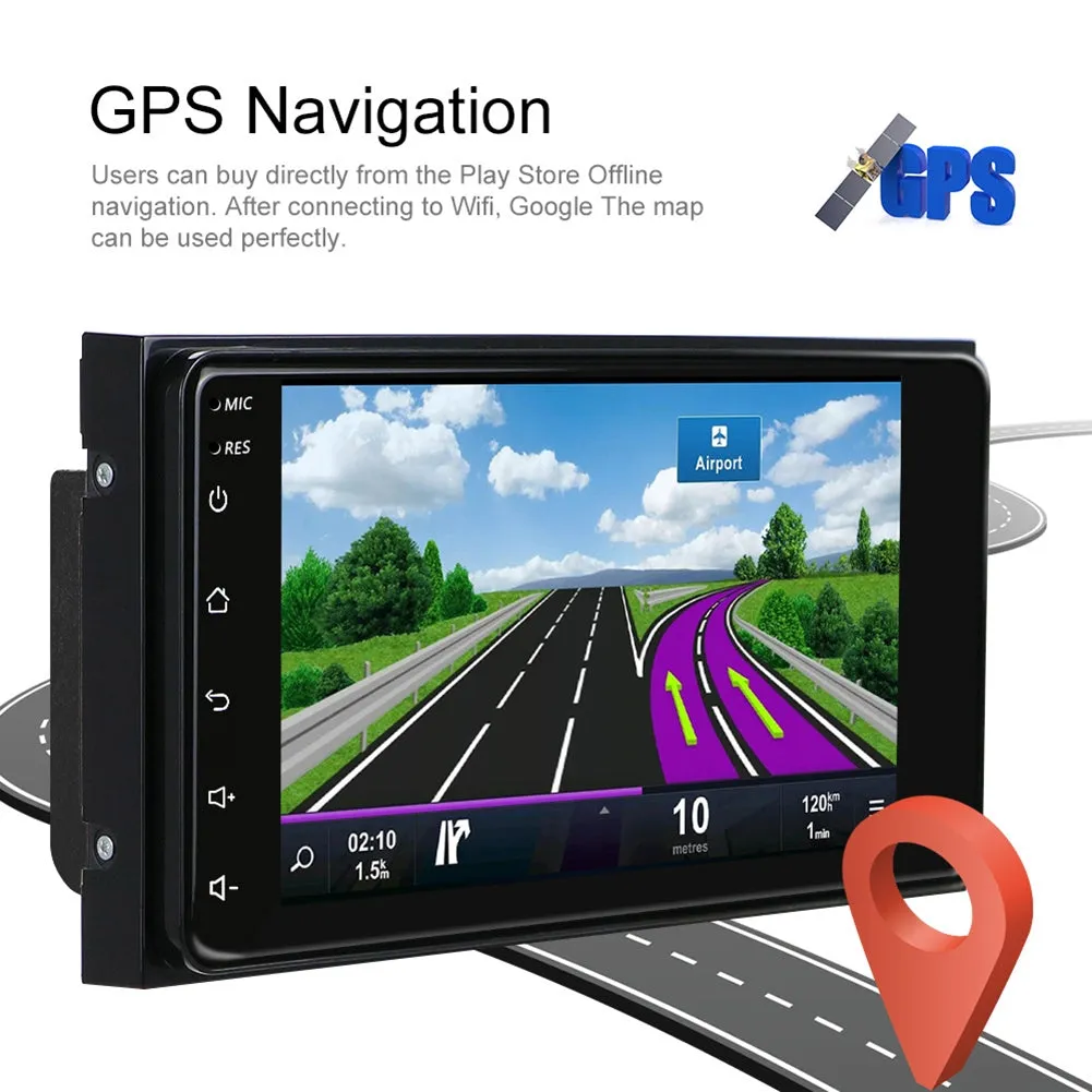 Car Radio Multimedia Video Player 7-inch Android 11 Carplay