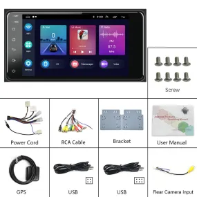 Car Radio Multimedia Video Player 7-inch Android 11 Carplay