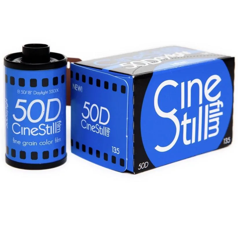 CINESTILL 50D - DAYLIGHT FINE GRAIN COLOR FILM, 35MM 135/36EXP ISO 50 -  (Single Roll Purchase)