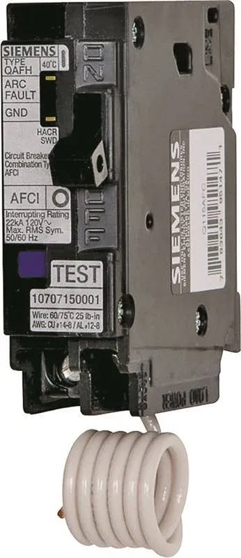 Circ Brkr Arc Fault Combo 20a