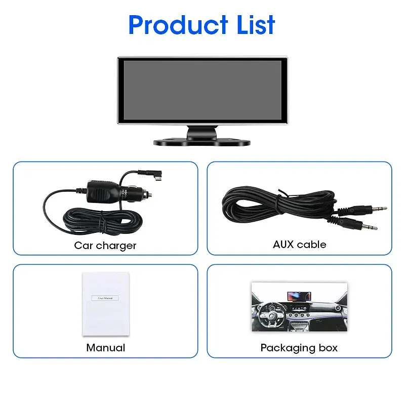 Color Name: Black, Sd Card Memory: 8g - 11.26" 4K Dash Cam Rear