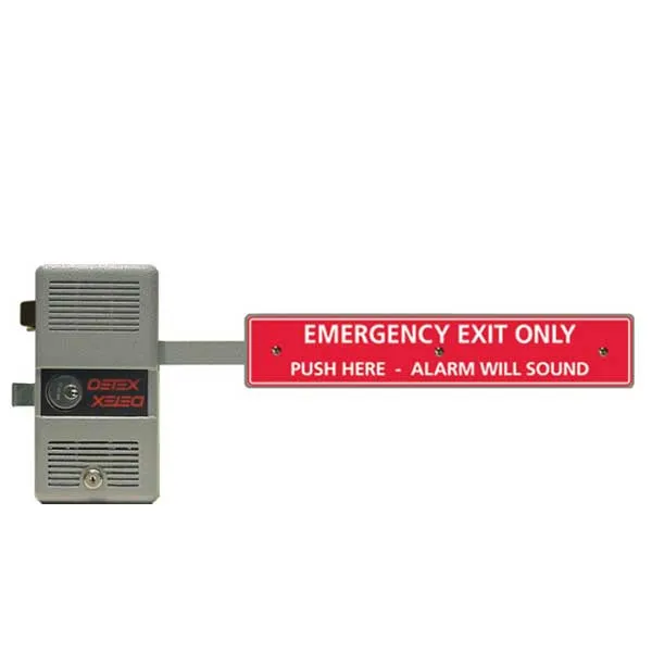 Detex - DTX-ECL-600 - Exit Device - Long Bar - Rugged Dead Bolt - Battery Powered - 9VDC