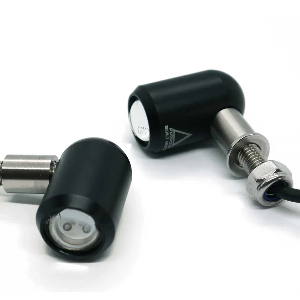DOME 3 IN 1 LED INDICATORS BLACK - PURPOSE BUILT MOTO