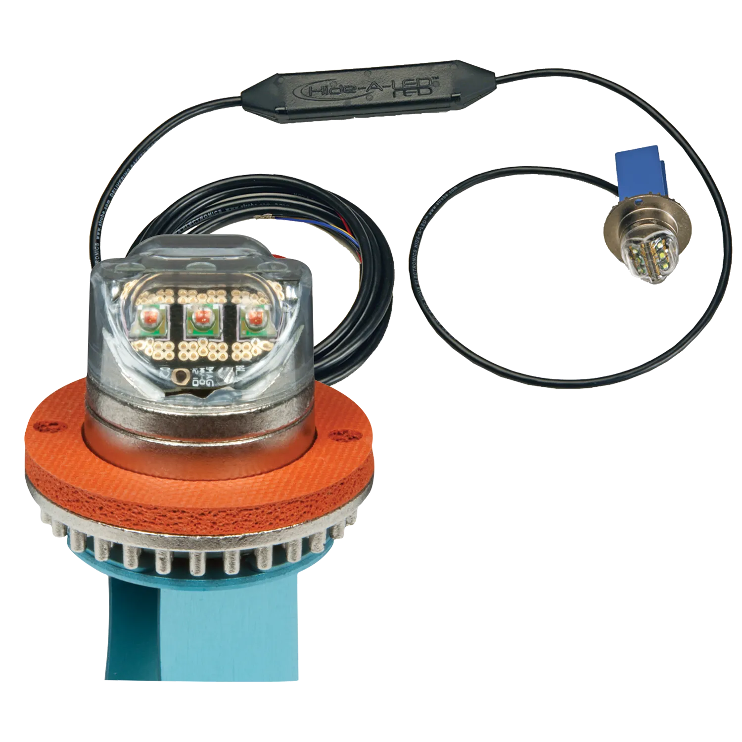 ECO 9013C ECCO Concealed LED Warning Light (1.5", White, 1" Hole)