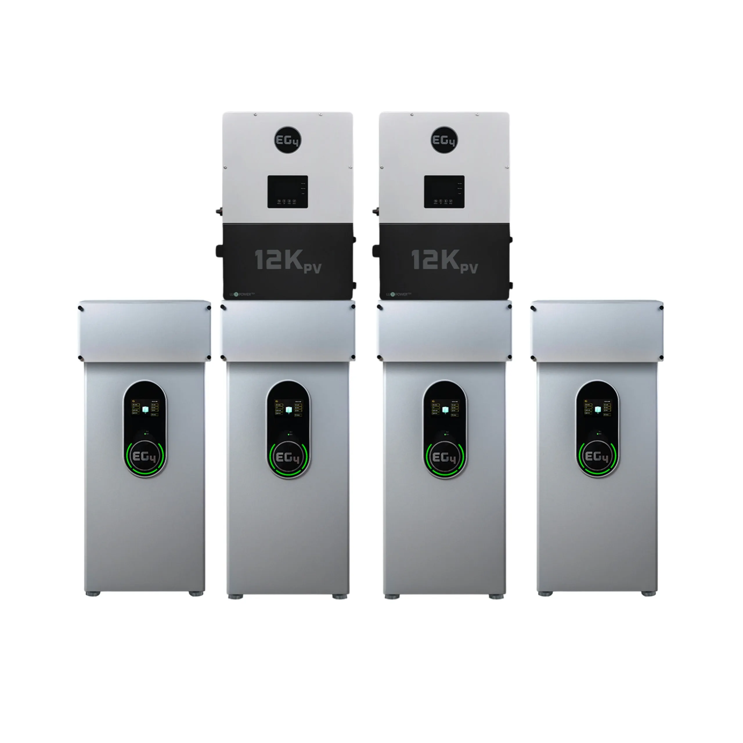 EG4 Wall Mount Indoor Battery 280AH 51.2V   12kPV Hybrid Inverter BUNDLE