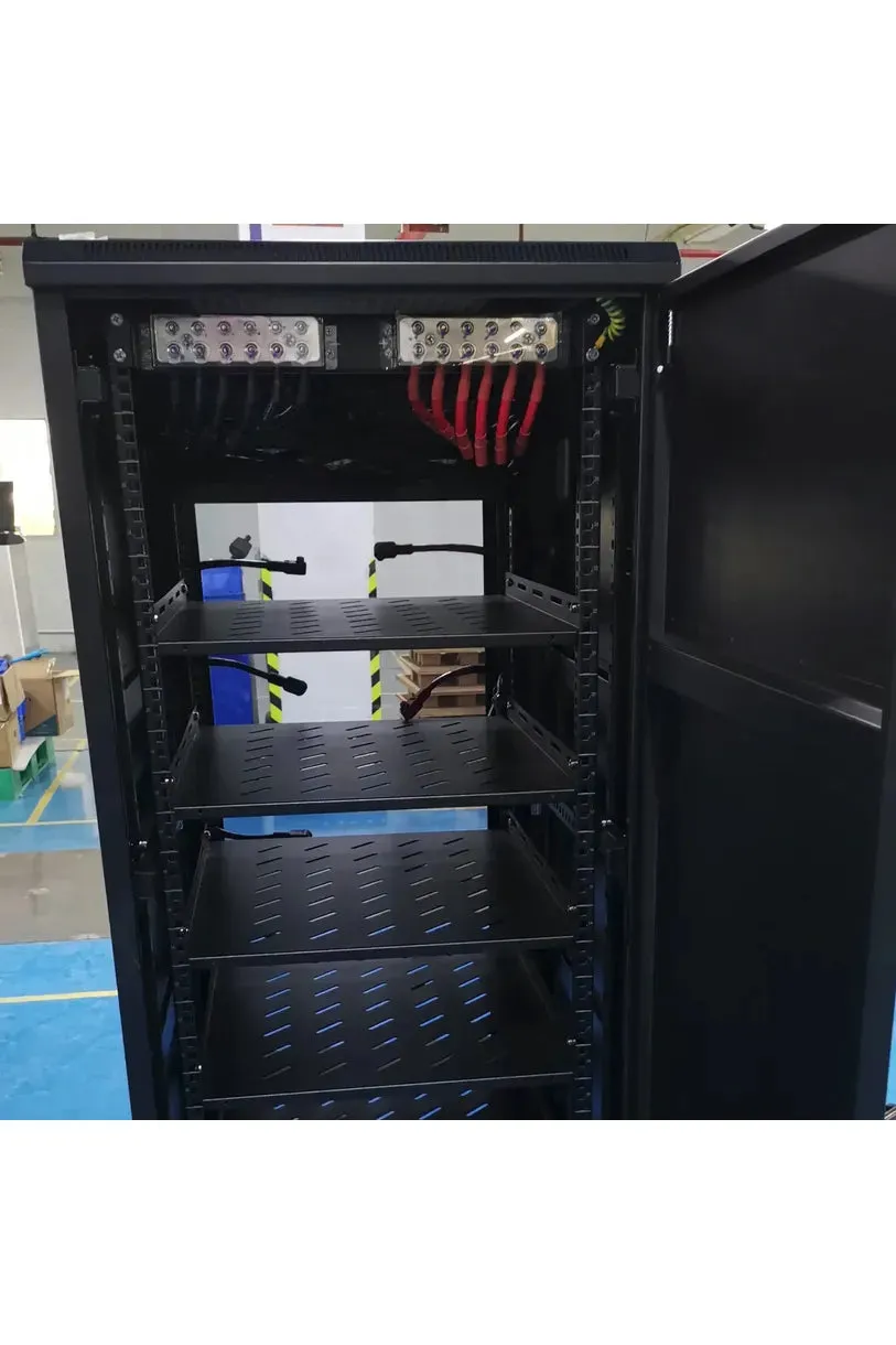 Epoch Batteries 30.72kWh Lithium Server Rack Battery Kit with Cabinet Pre-Assembled