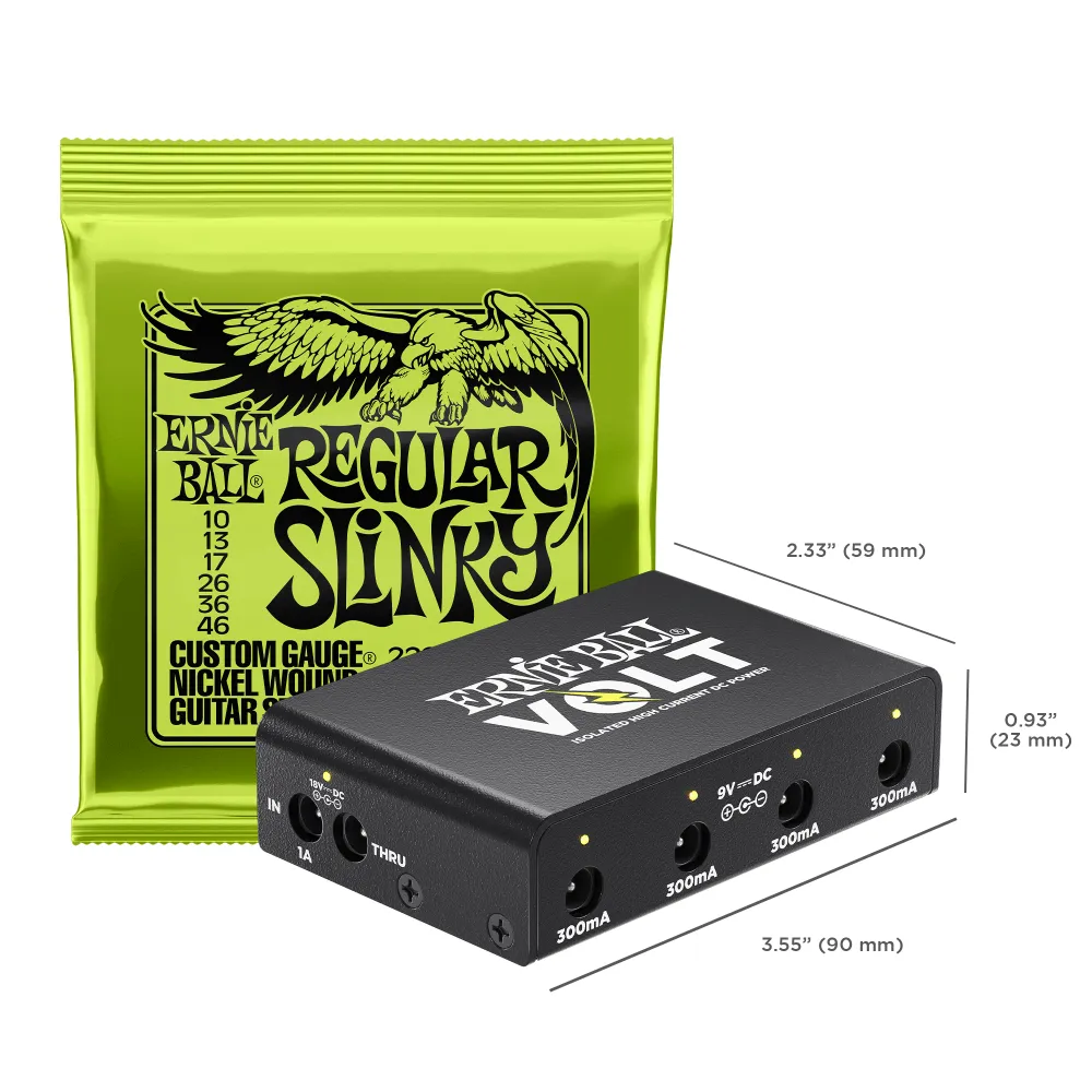 Ernie Ball THE VOLT 12v Effect Pedal Power Supply