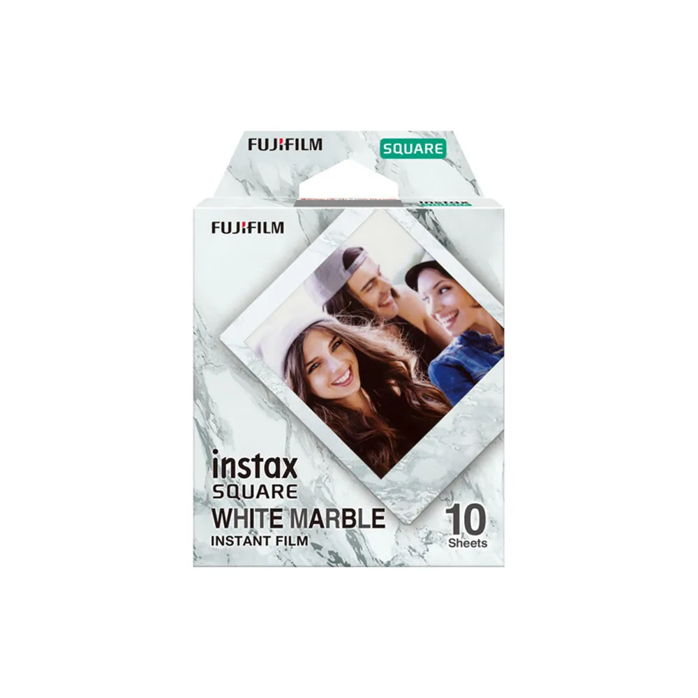 Fujifilm instax Square Instant Film [ 10 Exposures] For Fujifilm Instax Square SQ6, SQ10 and SQ20 Instant Cameras [ 10 Sheet ] Marble Design Series