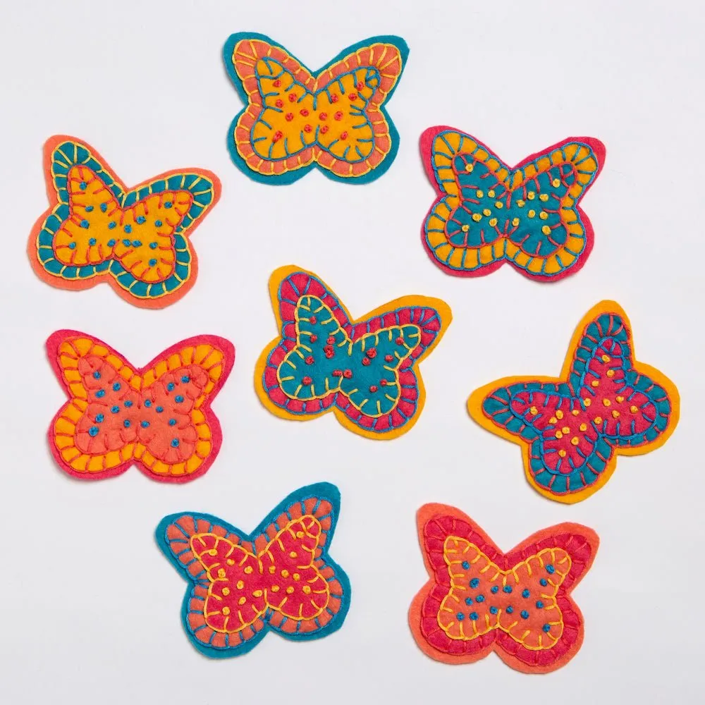 Garland Felt Craft Kit - 8 Butterflies
