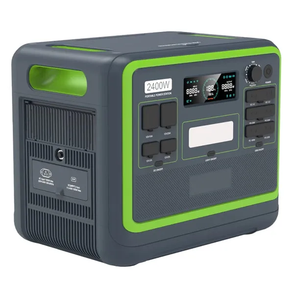 GIZZU Hero Pro 2048WH/2400W UPS Fast Charge LIFEPO4 Portable Power Station