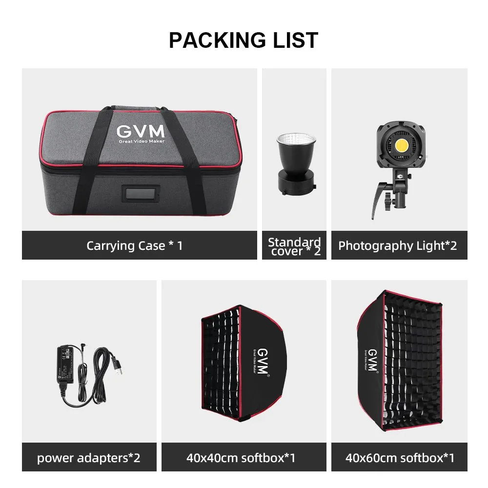 GVM SD80S 80w Spoltlight Daylight Can use Battery