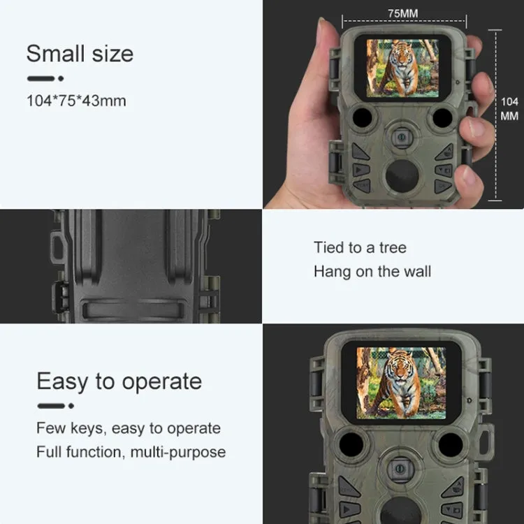 H511C HD Outdoor Hunting Camera Night Vision Monitoring Animal Infrared Sensing Camera