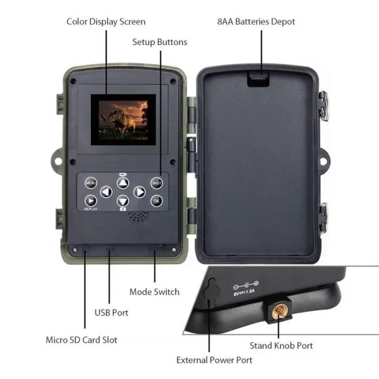 HC-802A 24MP 2.7K Outdoor Track Camera Infrastructure Monitoring Hound Camera