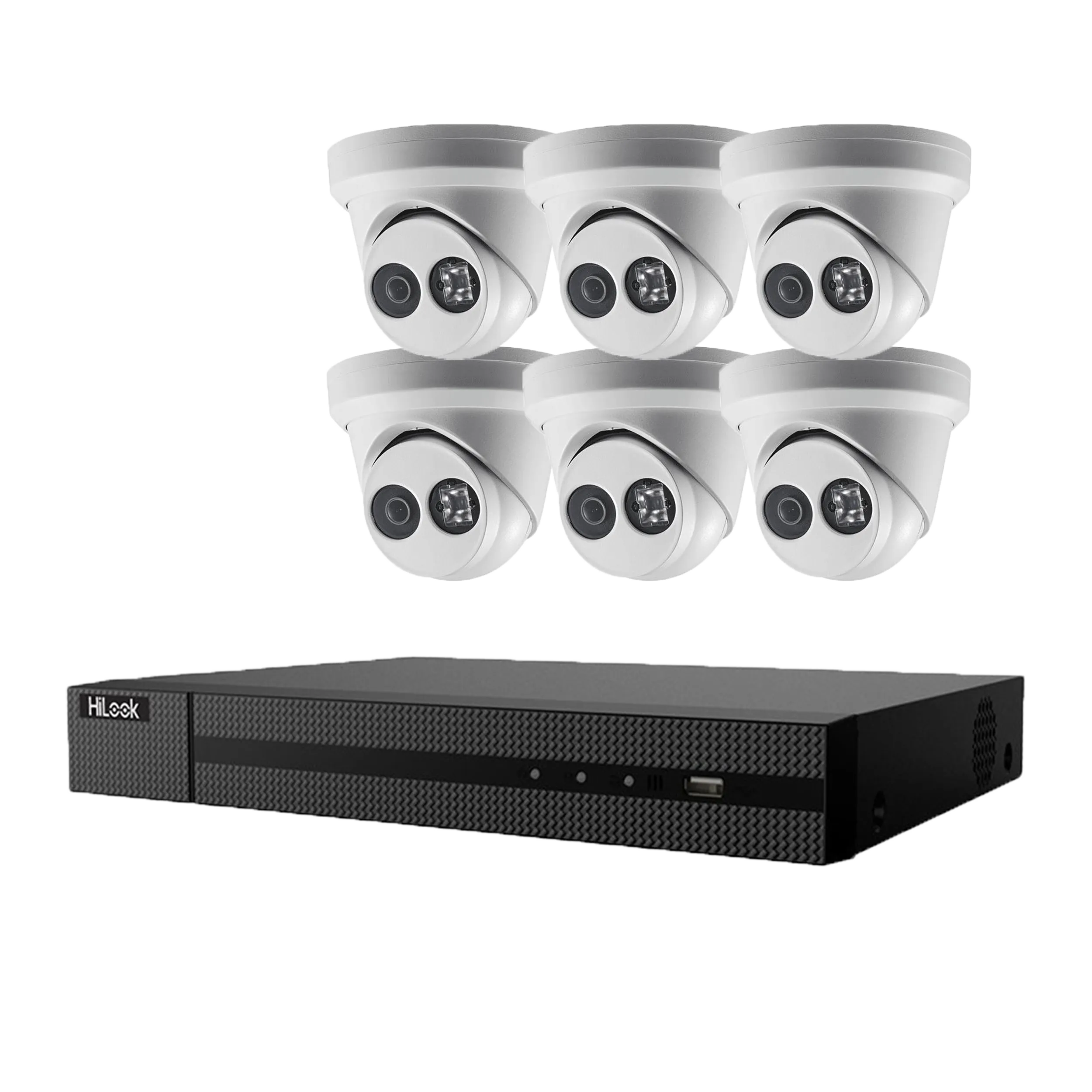 Hikvision Hilook 6 x 6MP Turret Kit with 8CH NVR