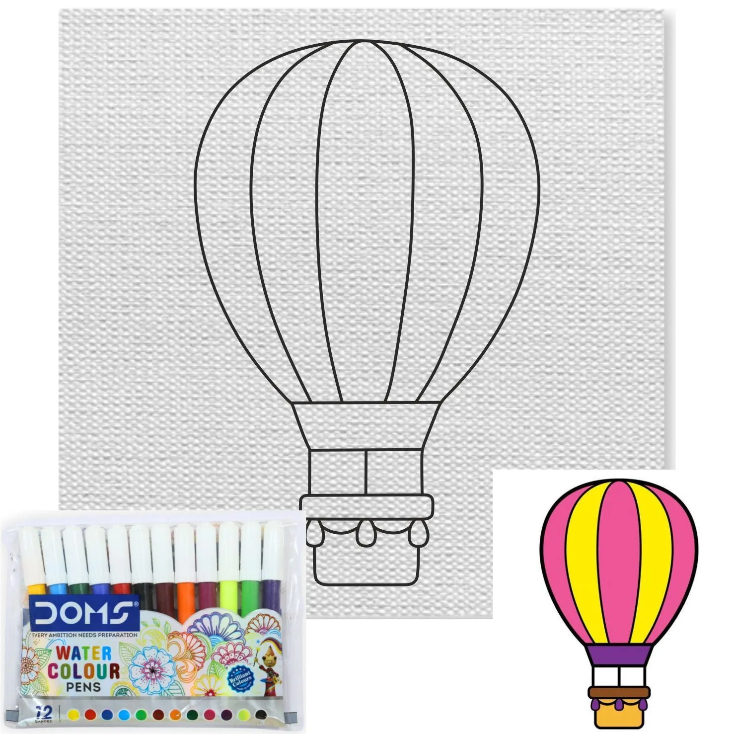 Hot Air Balloon Canvas Kit