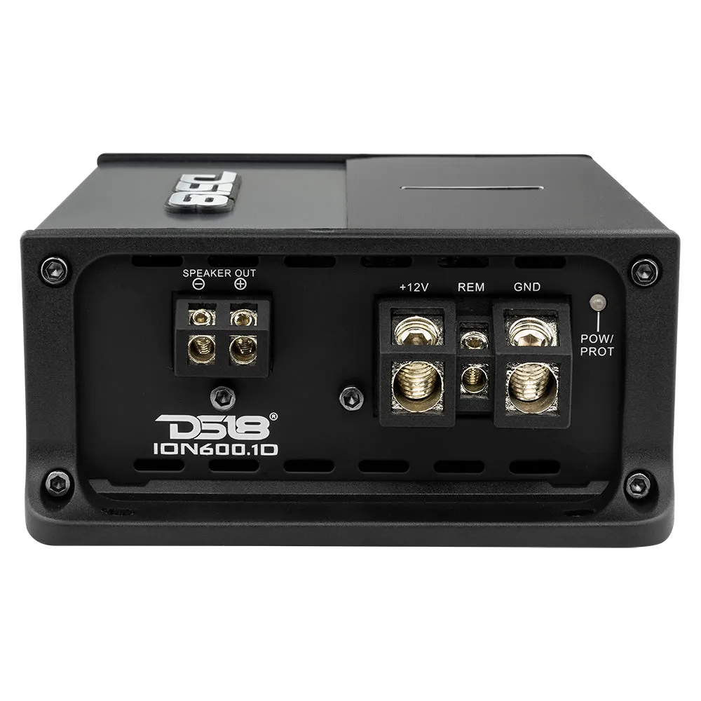 ION Compact Full Range 1 Channel Amplifier 600 Watts RMS @ 1-Ohm
