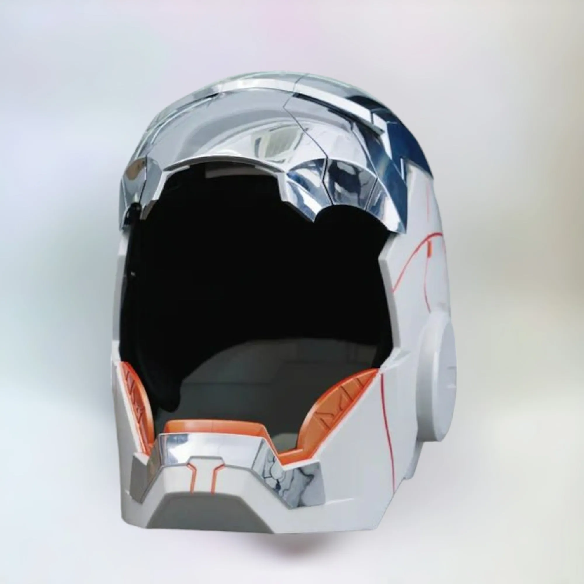 Iron Man MK5 Helmet White Edition with Voice Control