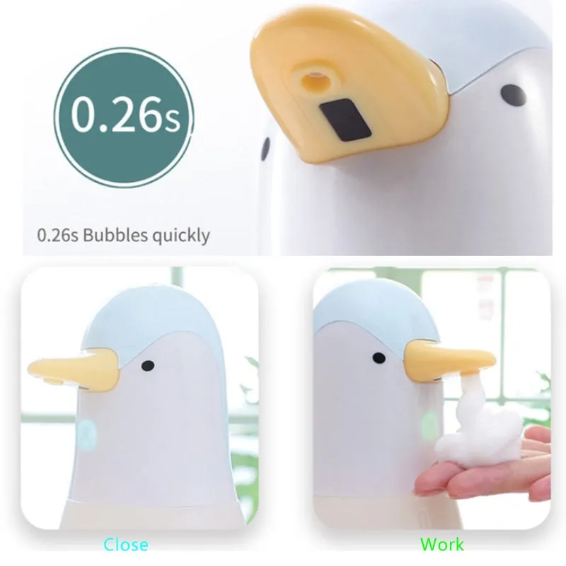 Kawaii Touchless Penguin Soap Dispenser