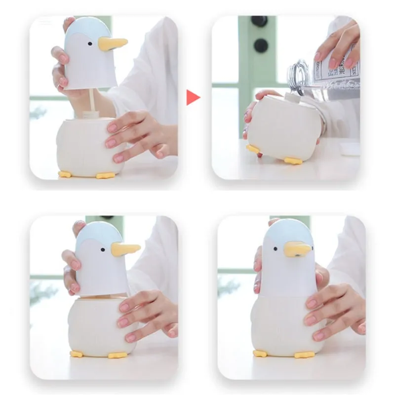 Kawaii Touchless Penguin Soap Dispenser