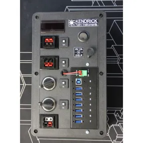 Kendrick 12 volt Imaging Power Panel 7x USB 3.0, 8 Volt DSLR, Battery Adapt. for Canon 5D/6D ...USED(DIPP-U)
