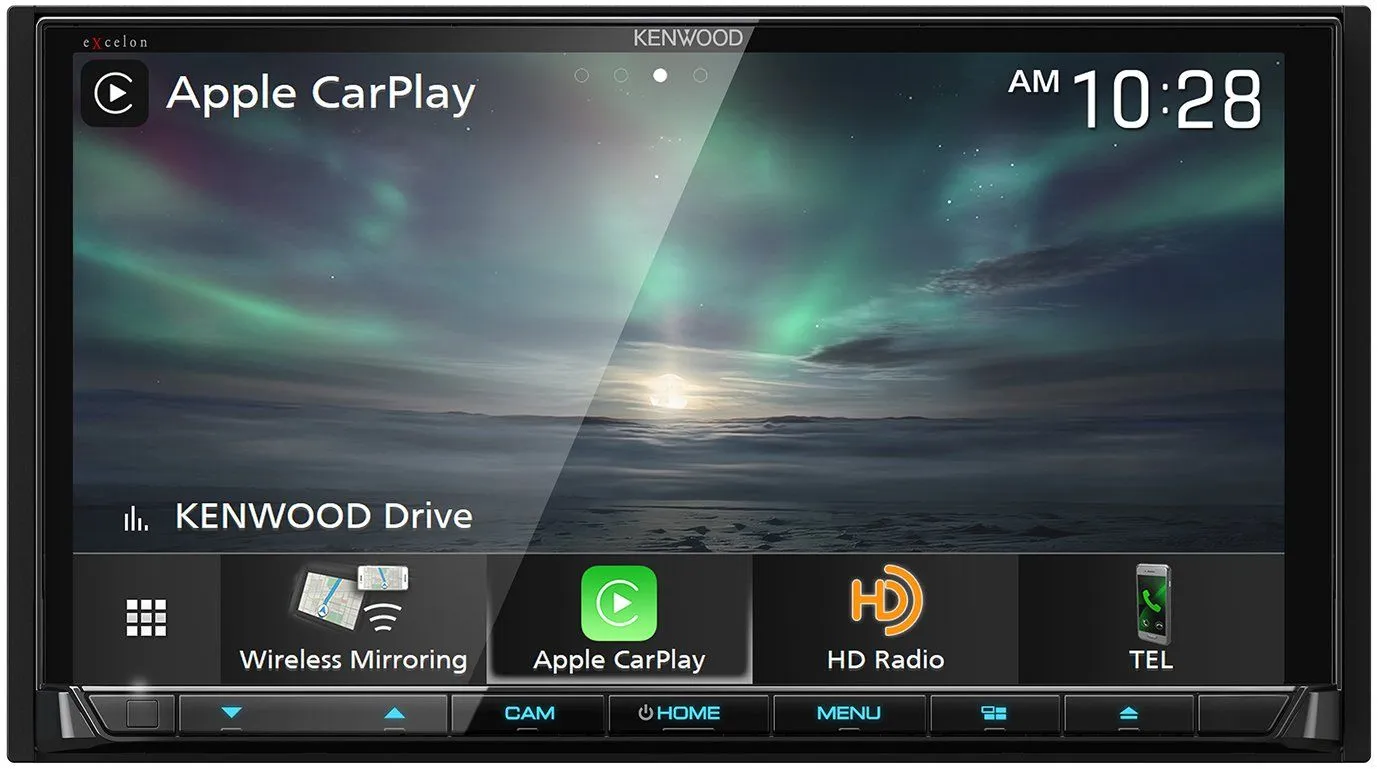 Kenwood Excelon DDX8906S 6.95" Wireless Apple CarPlay & Wireless Android Auto DVD Receiver