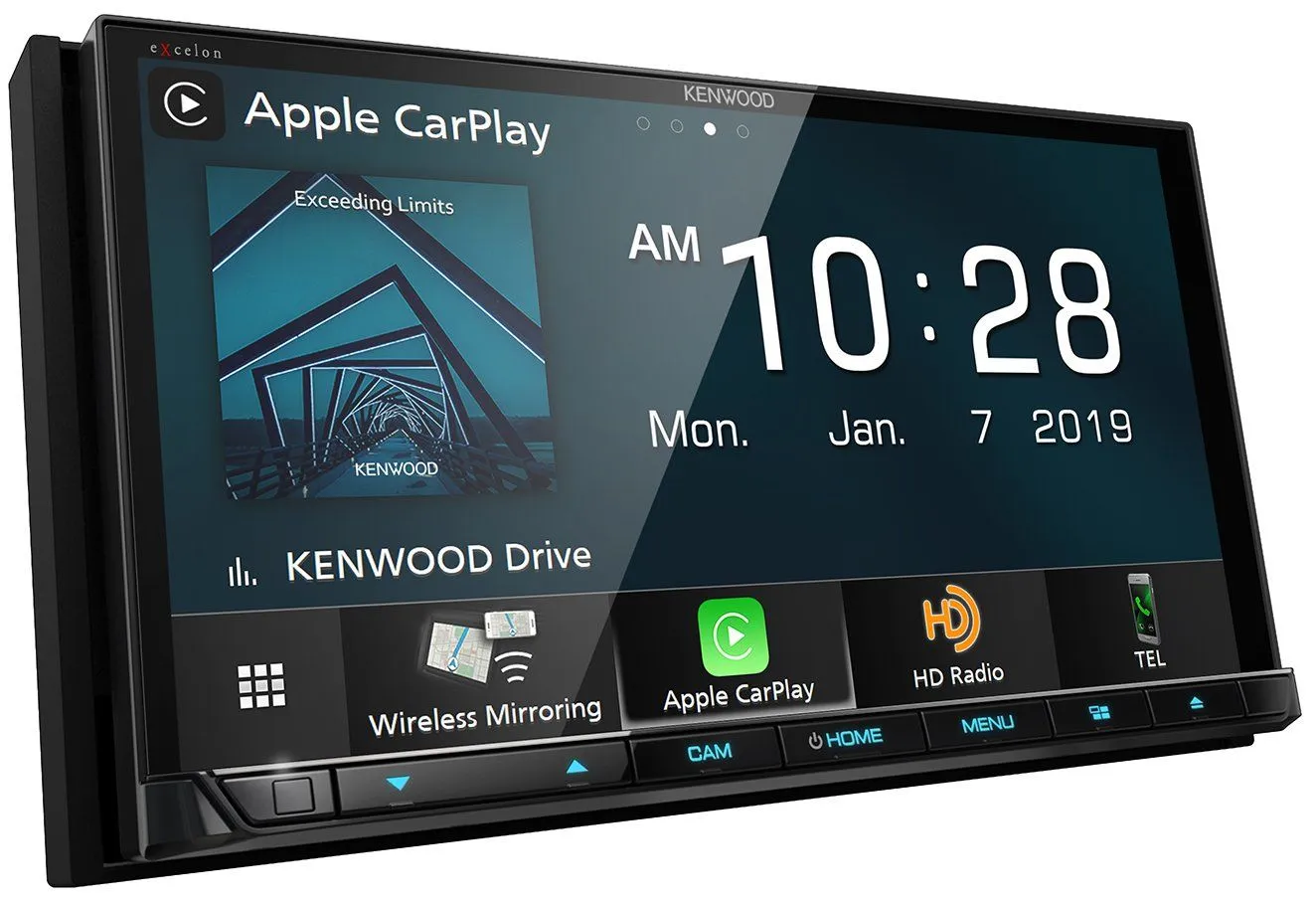 Kenwood Excelon DDX8906S 6.95" Wireless Apple CarPlay & Wireless Android Auto DVD Receiver