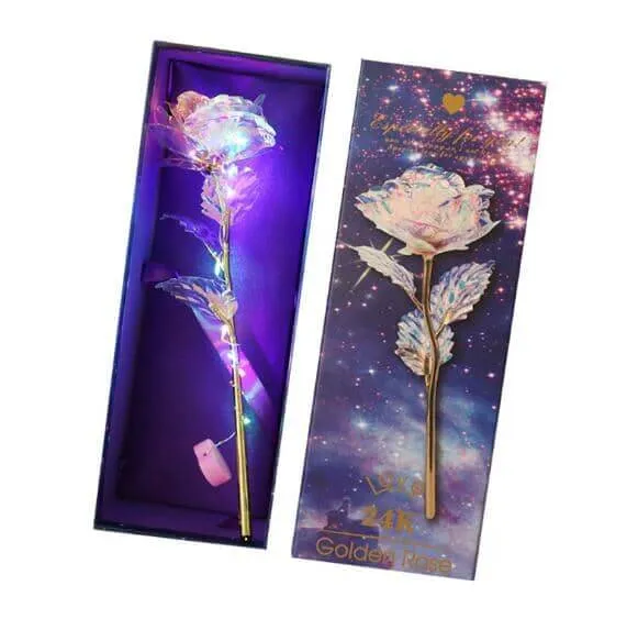 LED Galaxy Rose
