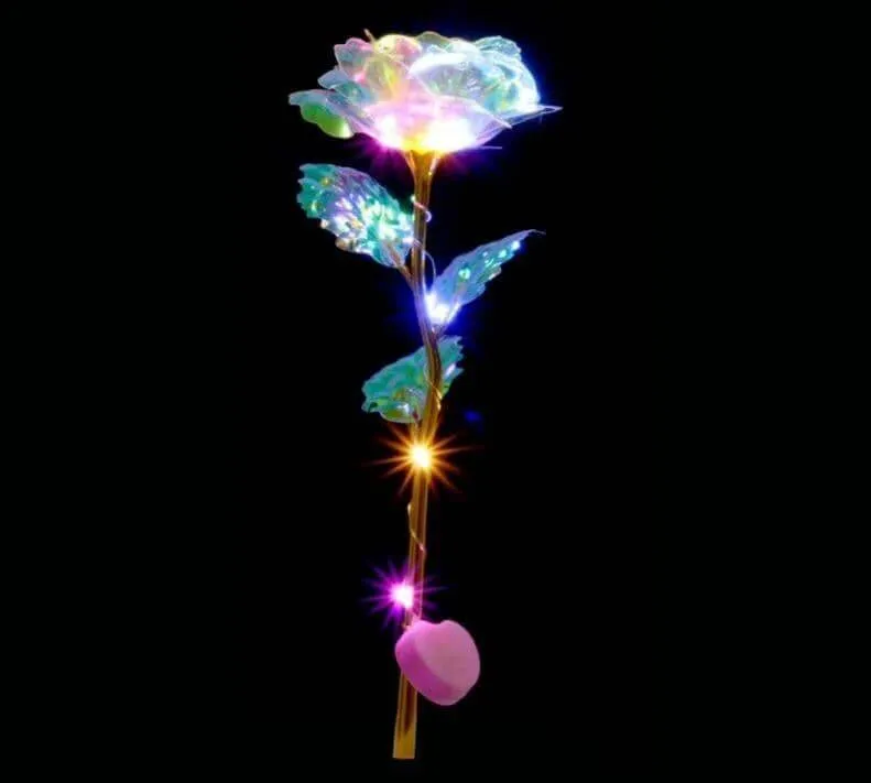 LED Galaxy Rose
