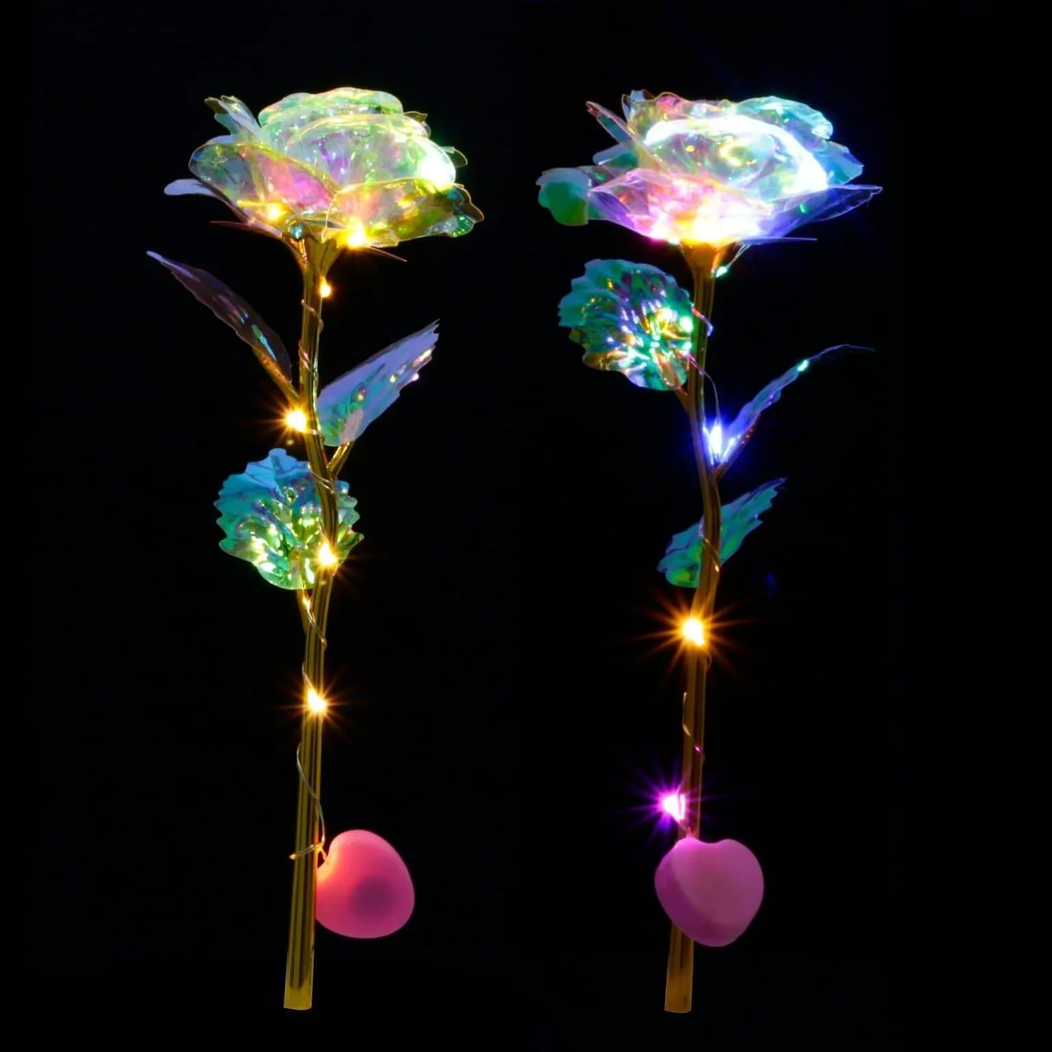 LED Galaxy Rose