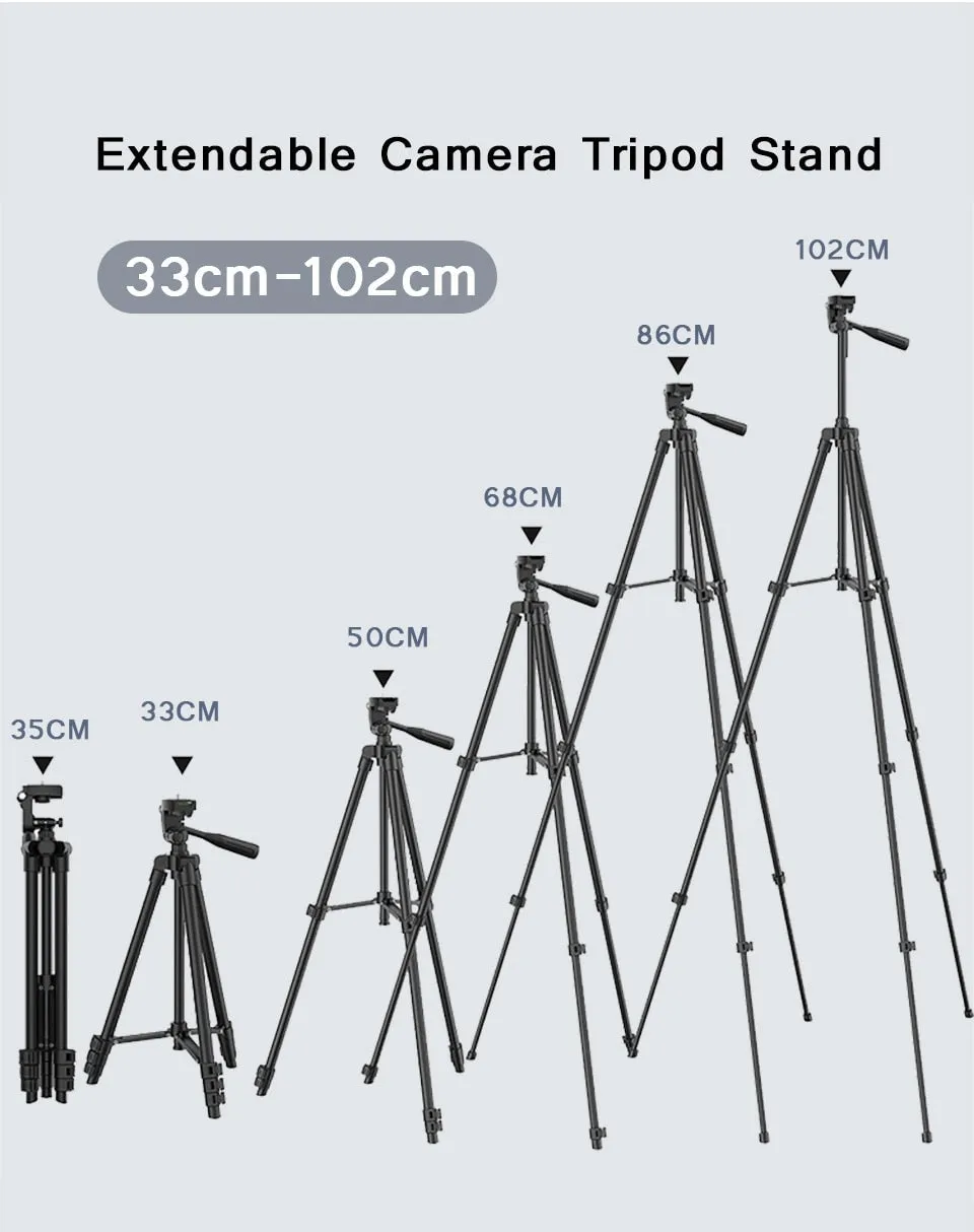 LED Selfie Ring Light Tripod Remote Control