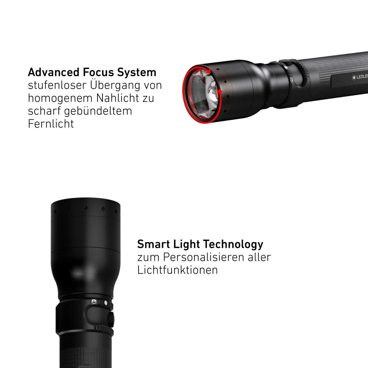 Ledlenser LED Flashlight Torch P17R CORE