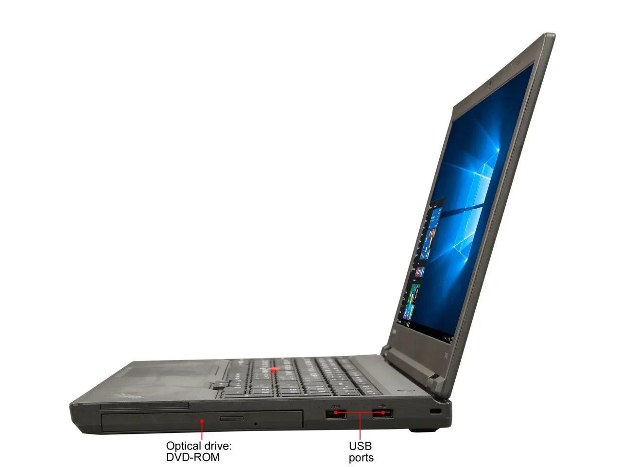 Lenovo ThinkPad T540p Business Workstation | 15.6" FHD (1080p), Intel Core i7-4600M @ 2.90GHz (4th Gen) 16GB RAM, 512GB SSD, Full Size Key   NumPad , Webcam, DisplayPort, DVDRW | Windows 10 Pro x64, Grade A (Certified Refurbished) - 1 Year Warranty