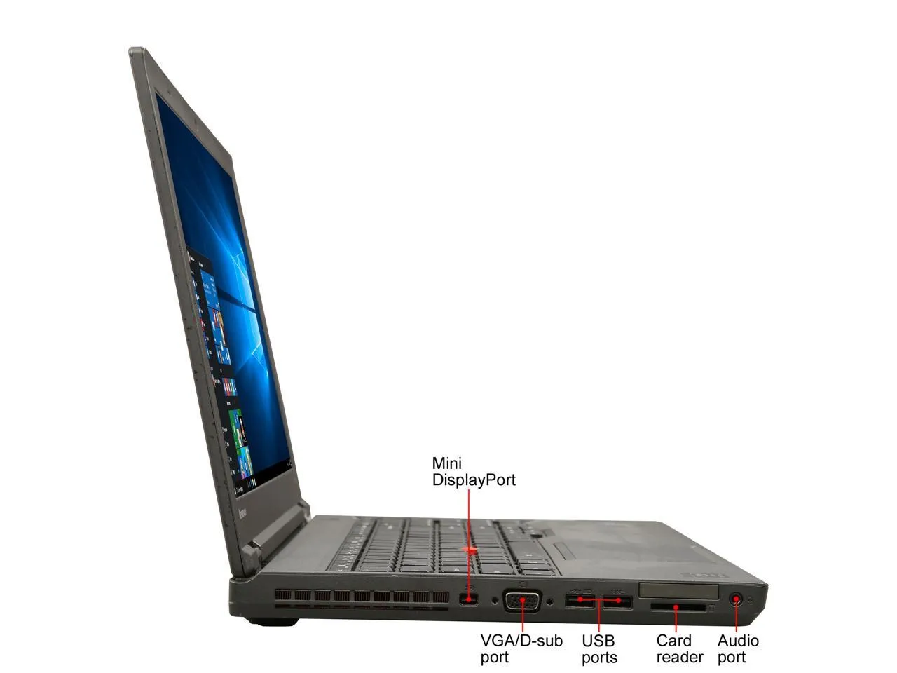 Lenovo ThinkPad T540p Business Workstation | 15.6" FHD (1080p), Intel Core i7-4600M @ 2.90GHz (4th Gen) 16GB RAM, 512GB SSD, Full Size Key   NumPad , Webcam, DisplayPort, DVDRW | Windows 10 Pro x64, Grade A (Certified Refurbished) - 1 Year Warranty