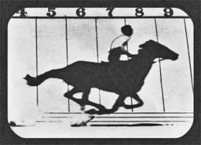 Lenticular Postcard - Galloping Horse