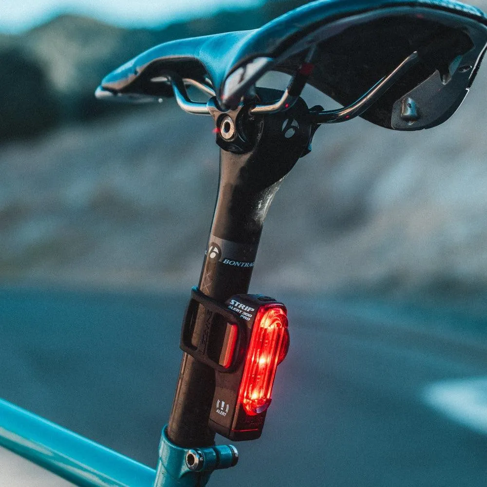 LEZYNE Strip Drive Pro Alert Rear Bike Light 300LM - Black