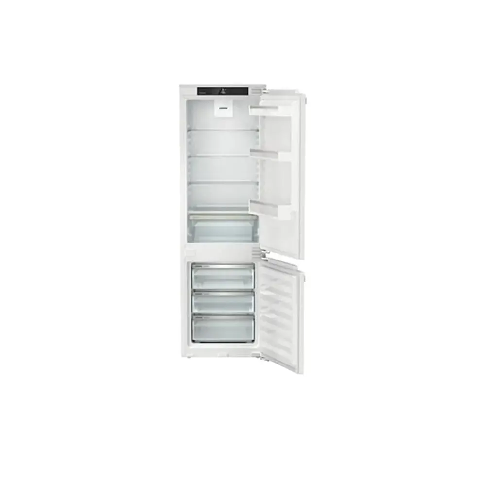 Liebherr ICe5103 Low Frost Integrated Fridge Freezer, Fixed Hinge, 70/30, White, E Rated